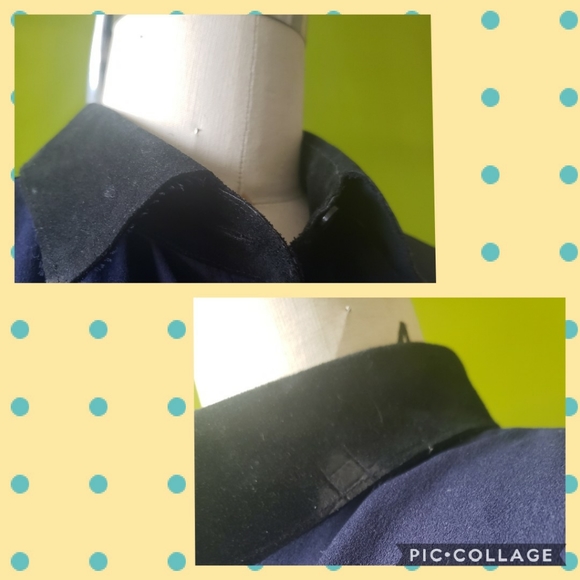 Sachin + Babi Embossed Leather Back Chiffon Blouse - Picture 5 of 6